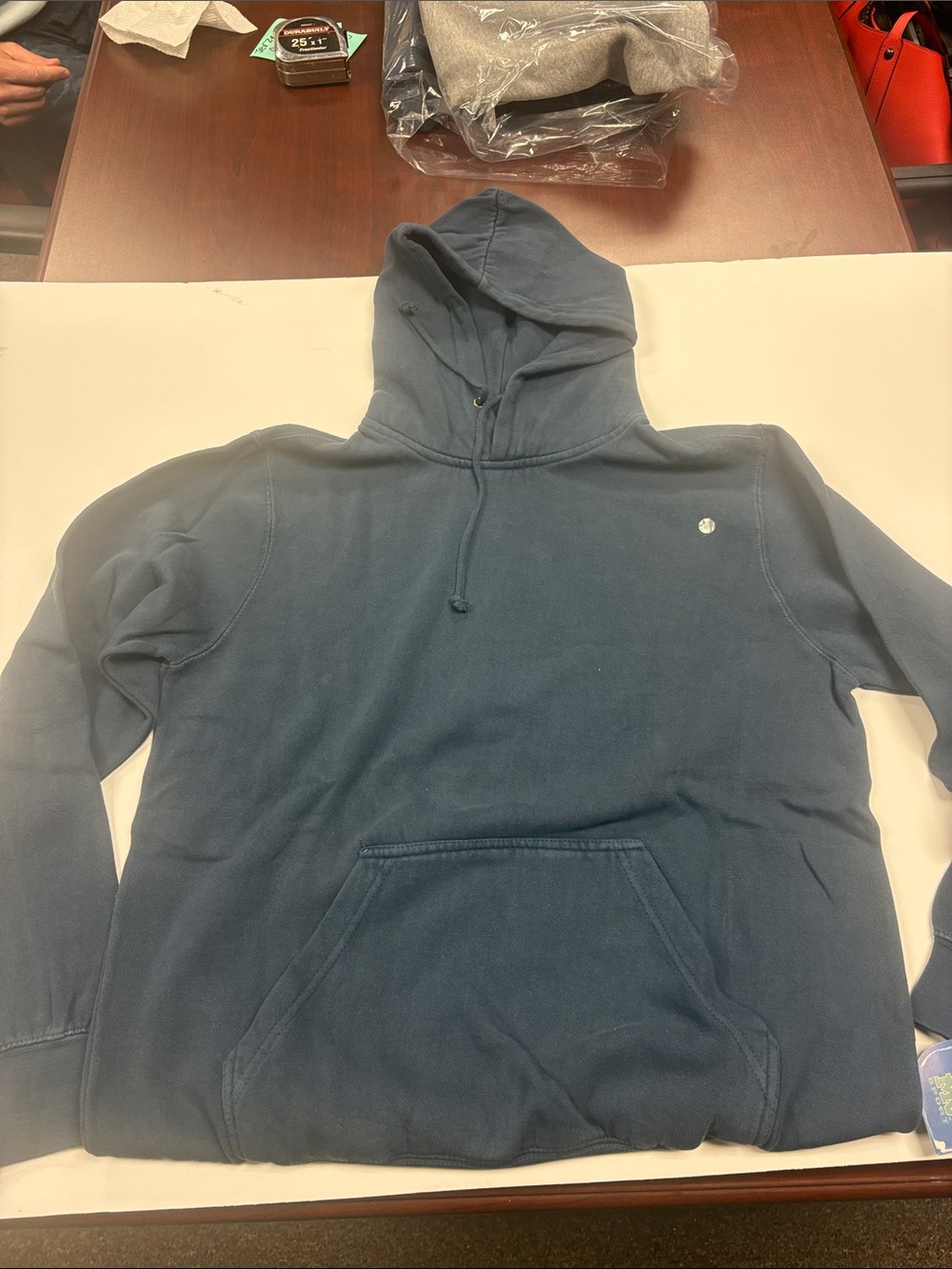 MV Sport Men's Dark Navy Pullover Hoodie